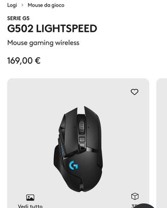 Logitech G502 Superlight Wireless mouse gaming