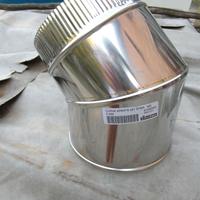 Curva per canne fumarie in acciaio inox