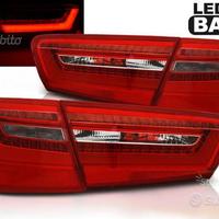 Fari posteriori audi a6 c7 11-14 led tube rossi