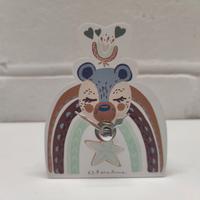 Bomboniera Claraluna Orologio Orsetto Baby Azzurro