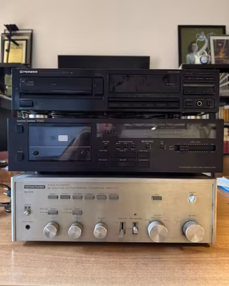 Ampli valv. e  piastra Harman Kardon + lettore cd