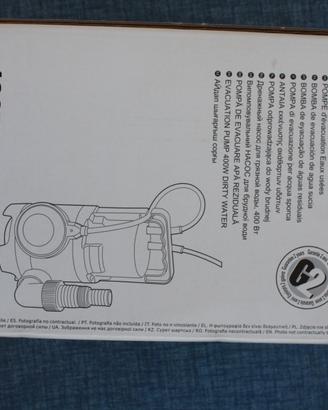 Pompa sommersa acque sporche VC400ECH 400W 8000L/h