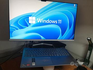 Notebook-Desktop Lenovo Fisso +Video HP 27  hd