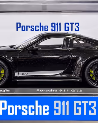 Porsche 911 GT3 1:18 Maisto Nera Nuova