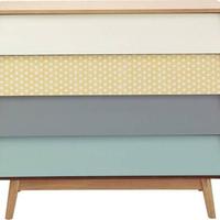 Comò Cassettiera 4 Cassetti Stile Nordico Legno