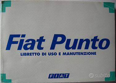 Manuale di uso e manutenzione per Fiat Punto