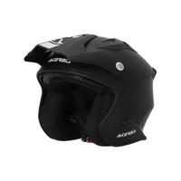 CASCO JET ARIA 22-06 ACERBIS nero opaco