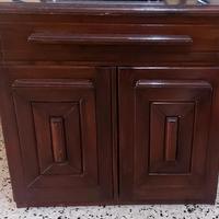 Comò e Specchiera  (Legno Artigianale)