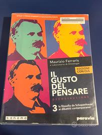 Libro filosofia: il gusto del pensare