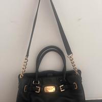 Michael Kors borsa Hamilton in pelle nera