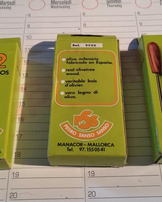 Lotto 3 scatole 12 PZ forchettine ulivo SALDI 3x2 