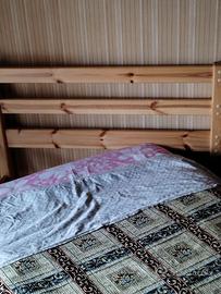 Lettino con rete dogata e materasso ortopedico