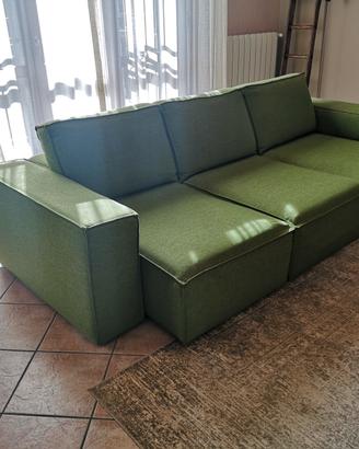 DIVANO VERDE TANGHETTI SALOTTI