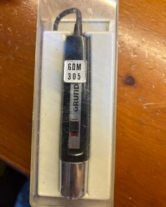 Microfono Vintage GRUNDIG GDM 305 con Custodia Ori