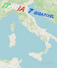 ITALIA IN ALTA RISOLUZIONE CARTINA GIGAPIXEL HIGH