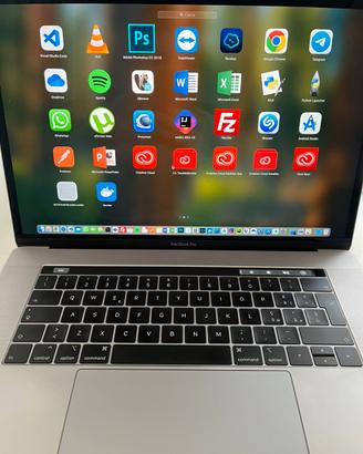MacBook Pro 15” 2018 i7 16GB 512HD