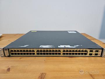 Switch Cisco Catalyst 3750G 48 Porte Gigabit + 4 S