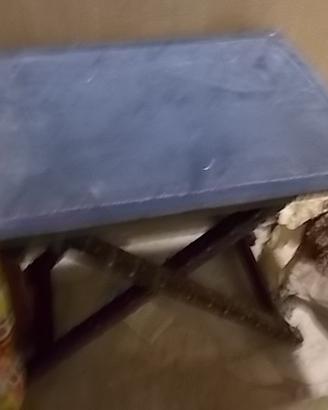 Panchetti in stoffa e legno