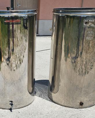 serbatoio inox  contenitore vino 500 litri