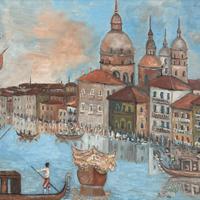 Dipinto olio su tela Venezia