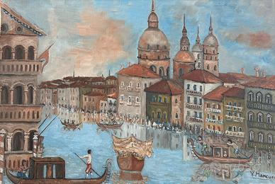Dipinto olio su tela Venezia