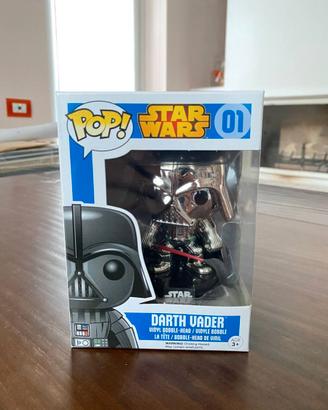 Funko Pop Star Wars Darth Vader Chrome Nuovo RARO