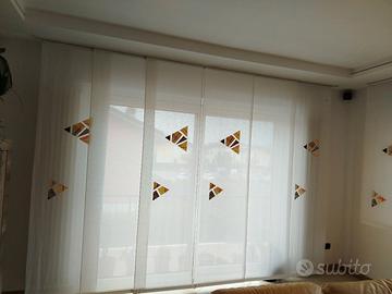 12 tende a pannello con binari