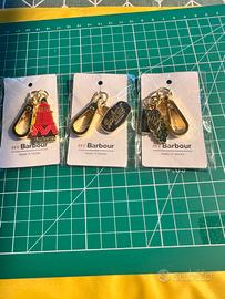 3 Portachiavi barbour serie completa