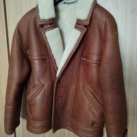 Giacca in vera pelle con interno in montone