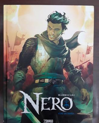 libro Fumetto cartonato Nero Così in terra Ed. Bon