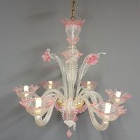 lampadario in vetro di murano 