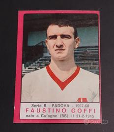 Panini 1967-68 Faustino Goffi raro nuovo Padova