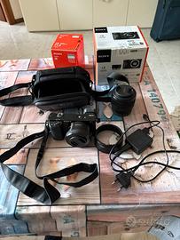 Fotocamera Sony alfa 6000; ottica FE 50mm F 1.8