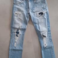 Jeans Clink da uomo, in stile strappato. CLINK