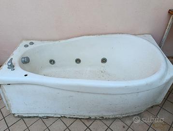 Vasca idromassaggio angolare in acrilico 180 X100