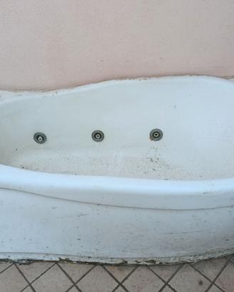 Vasca idromassaggio angolare in acrilico 180 X100