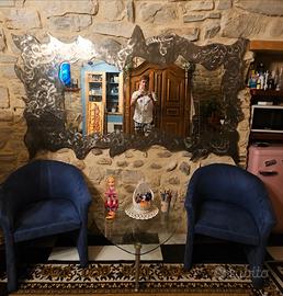 Specchio artigianale design 220x110 - Pezzo unico