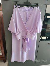 Completo donna blusa+ pantalone palazzo tg. unica