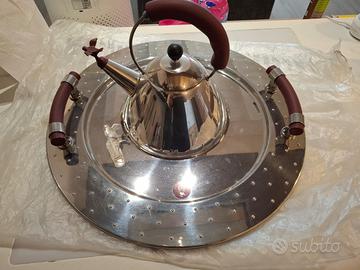 Alessi vassoio e teiera