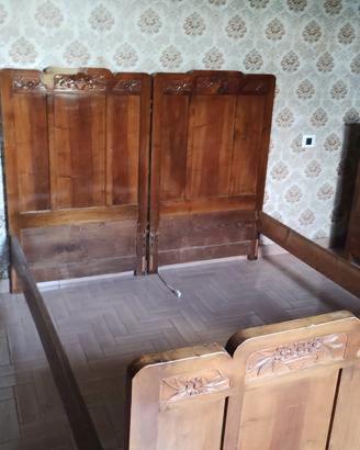 camera da letto in legno