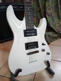 Schecter SGR C1 + pickup Tesla