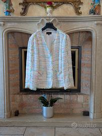 Giacca Luisa Spagnoli VIVIANA T. 48 Bouclé Multico