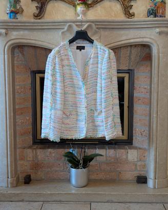 Giacca Luisa Spagnoli VIVIANA T. 48 Bouclé Multico