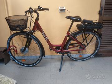 bicicletta donna elettrica 
