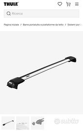 Barre Portatutto Thule WingBar Edge Alluminio