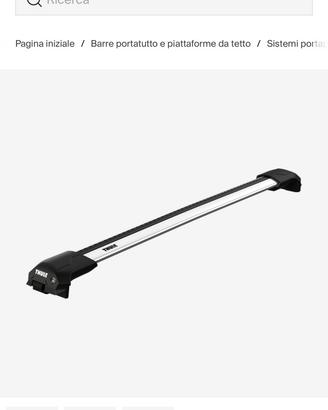 Barre Portatutto Thule WingBar Edge Alluminio
