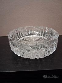 Portacenere in cristallo Bohemia vintage