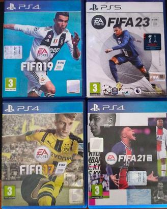 Fifa 17 Fifa 19 Fifa 21 Fifa 23 per PS4/5