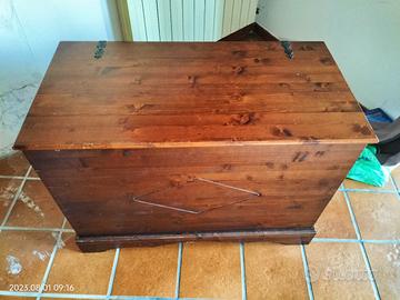 cassa baule in legno 