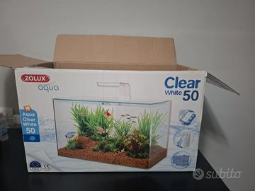 Acquario Zolux Aqua Clear White 50 (32L) completo